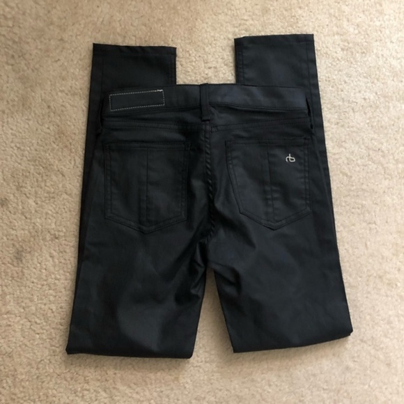 RAG & BONE Legging Coated Jeans Shoreditch {Z22} - Picture 3 of 4